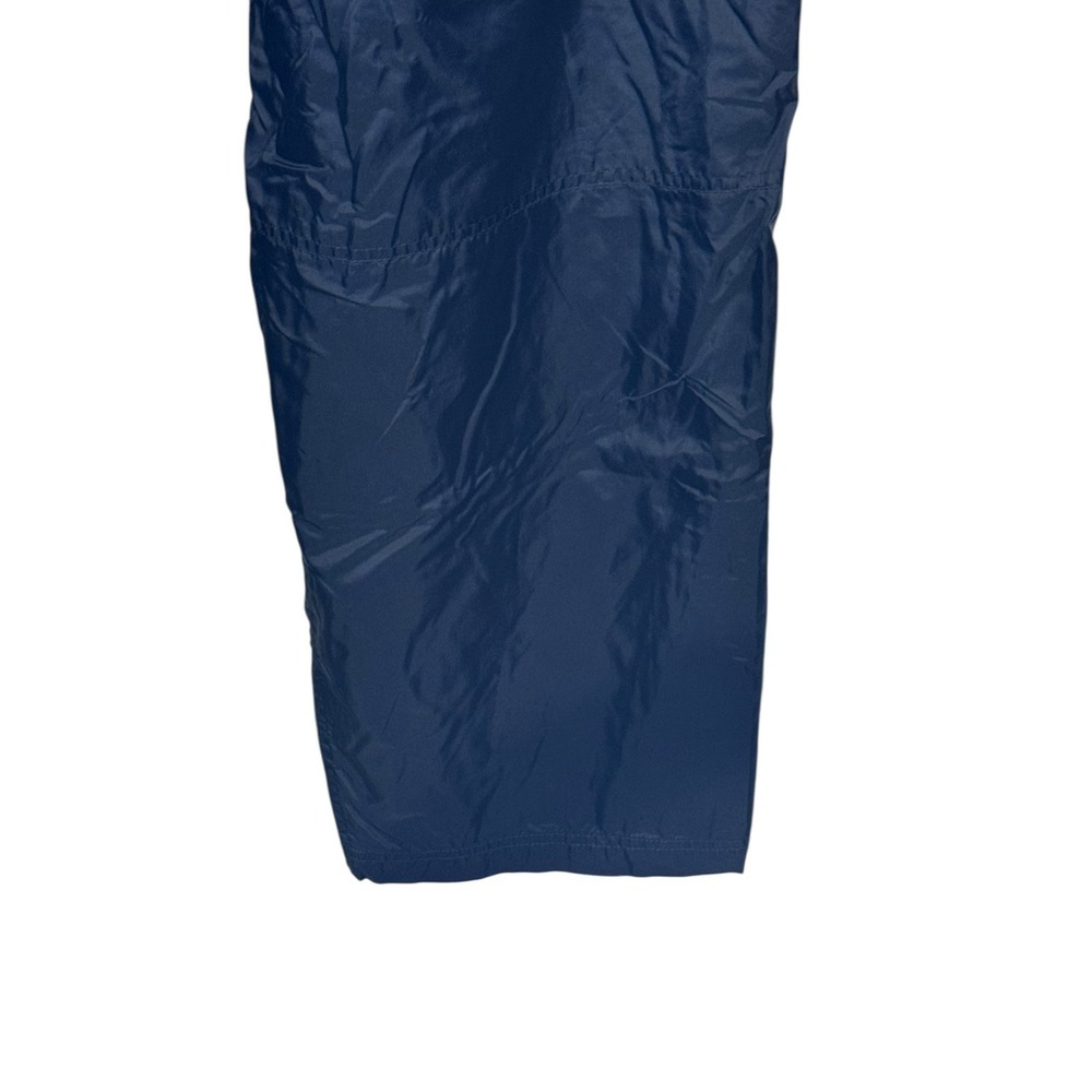 Abercrombie & Fitch Mens Track Pants Activewear Y2K Nylon Baggy Lined Navy Large - Picture 7 of 9